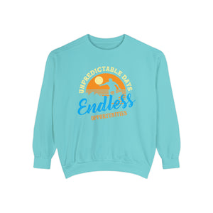 Unpredictable Days, Endless opportunities - Unisex Garment-Dyed Sweatshirt