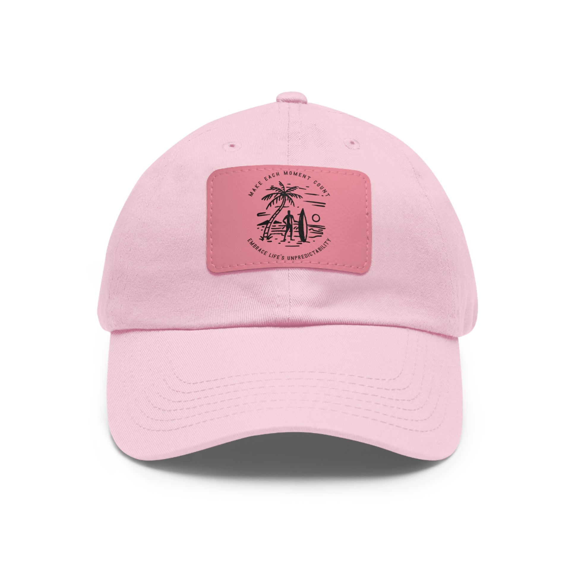 Make Each Moment Count, Embrace Life's Unpredictability - Premium Hat