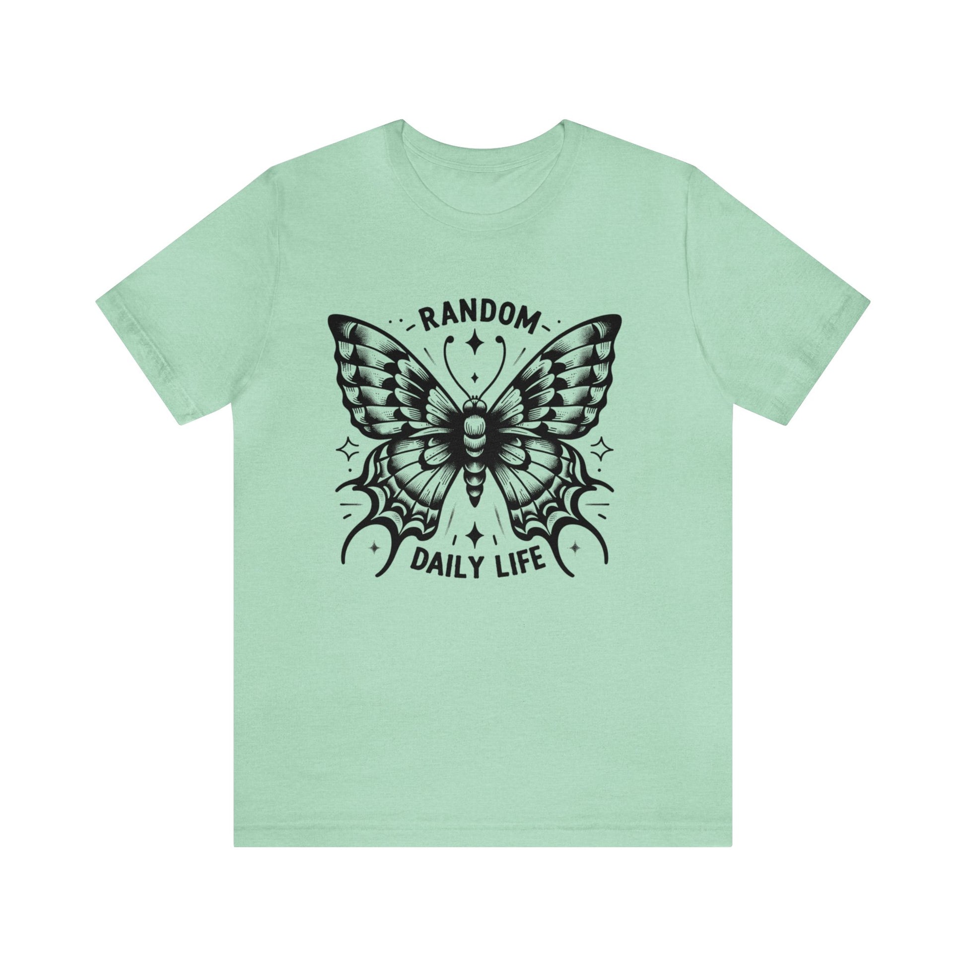 Random Daily Life ( Black Butterfly ) - Unisex Tee