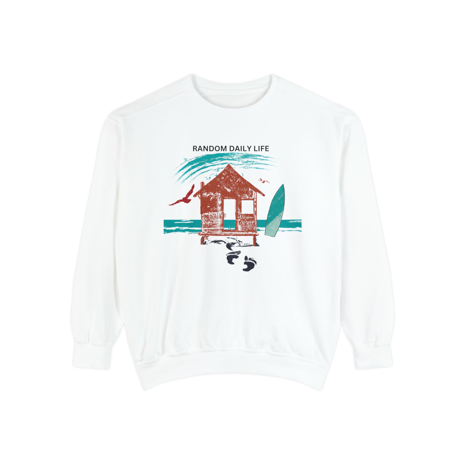 Embrace The Chaos, Find Your Own Rhythm - Unisex Garment-Dyed Sweatshirt