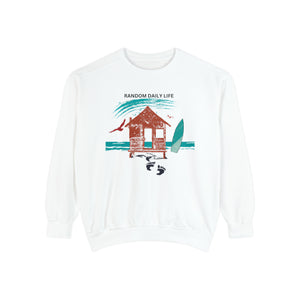 Embrace The Chaos, Find Your Own Rhythm - Unisex Garment-Dyed Sweatshirt