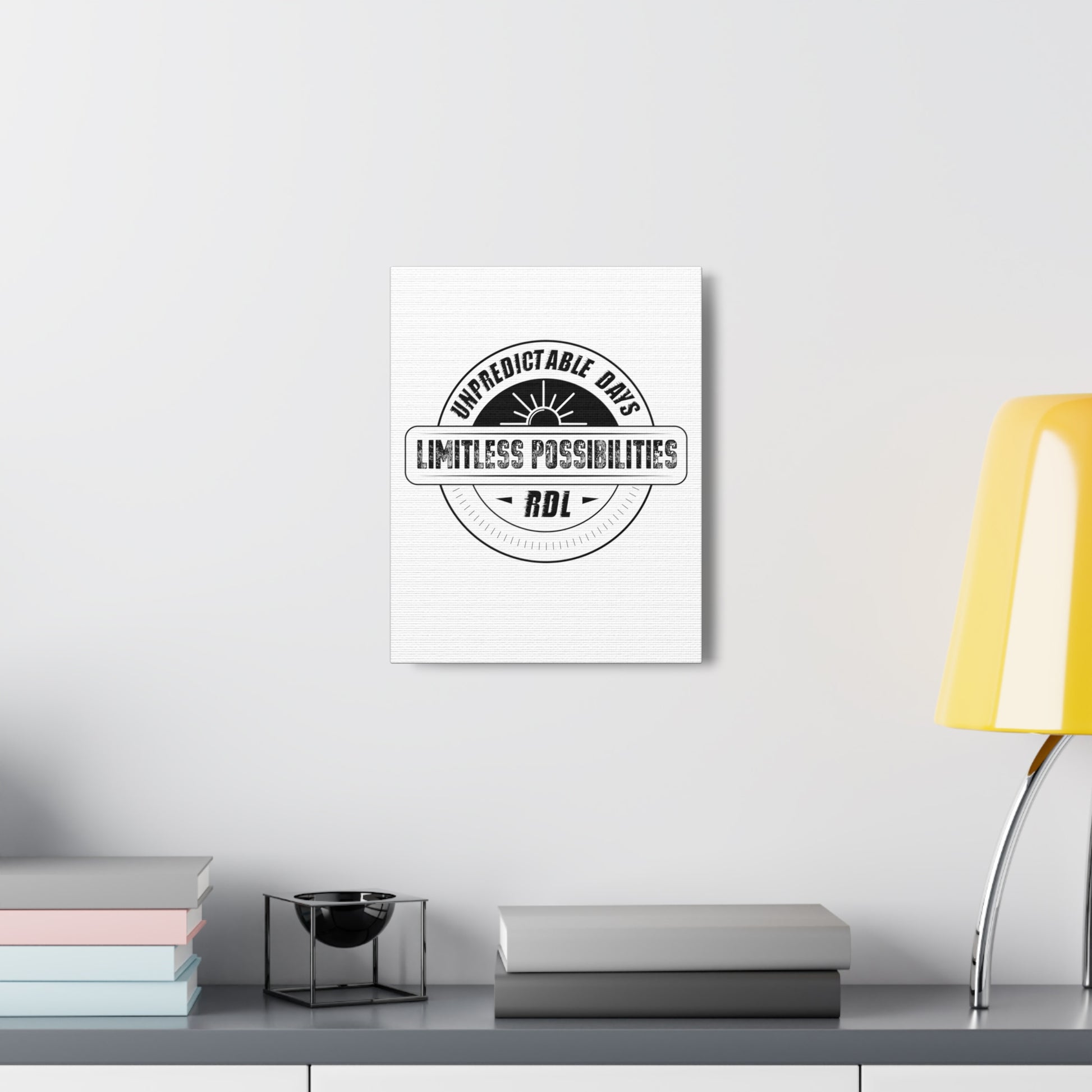 Unpredictable Days, Limitless Possibilities - Canvas