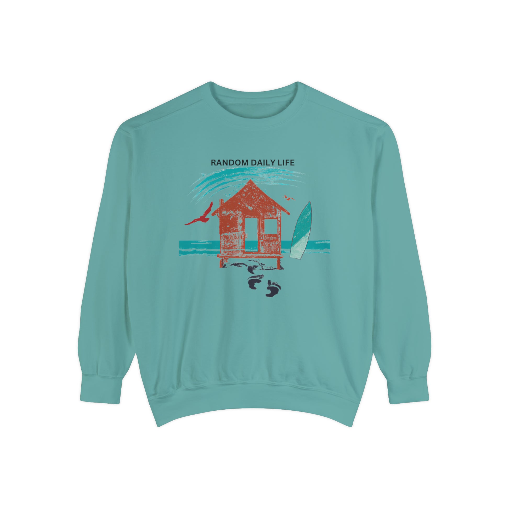 Embrace The Chaos, Find Your Own Rhythm - Unisex Garment-Dyed Sweatshirt
