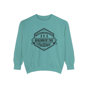 Embrace The Random - Discover The Extraordinary - Unisex Garment-Dyed Sweatshirt