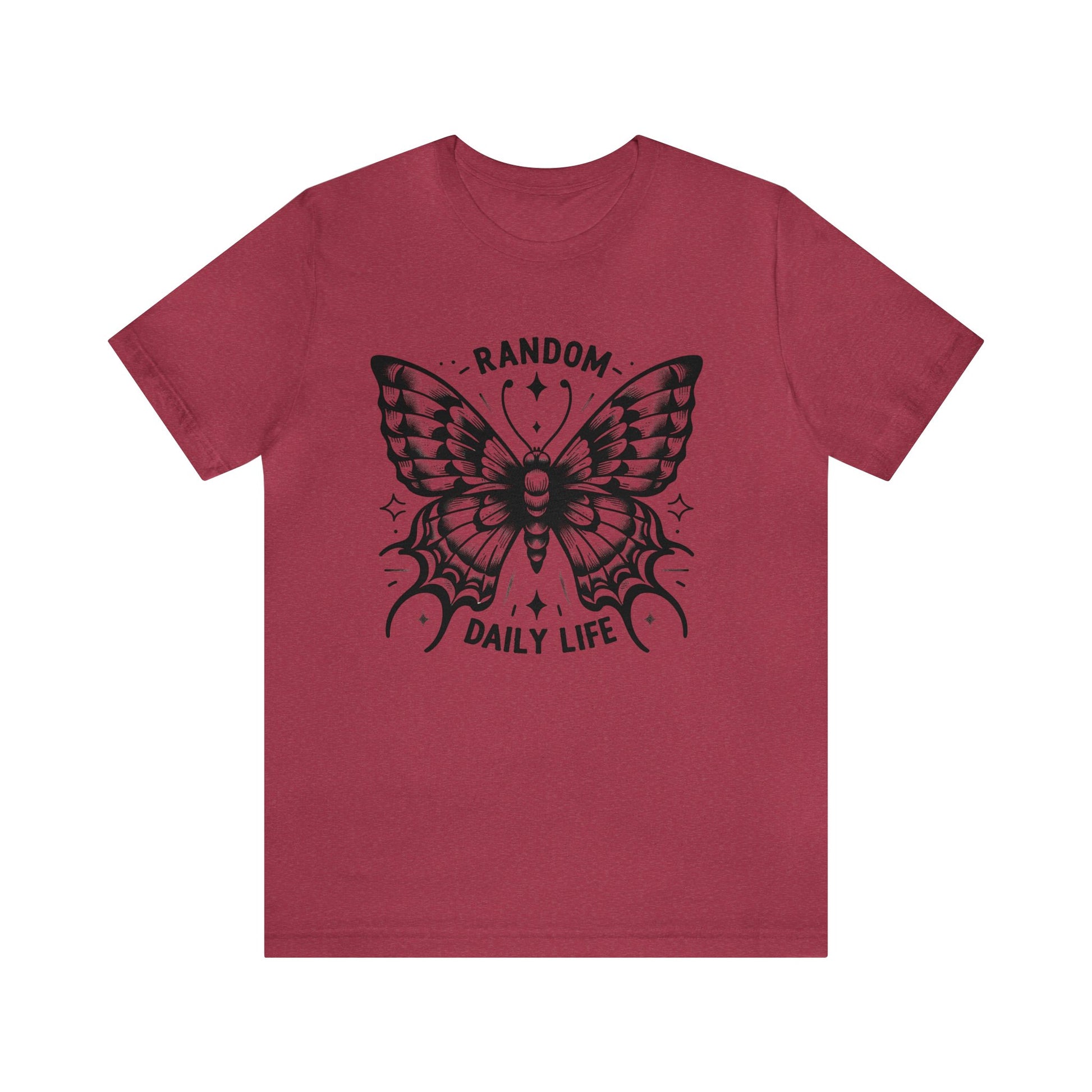 Random Daily Life ( Black Butterfly ) - Unisex Tee