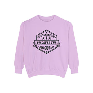 Embrace The Random - Discover The Extraordinary - Unisex Garment-Dyed Sweatshirt