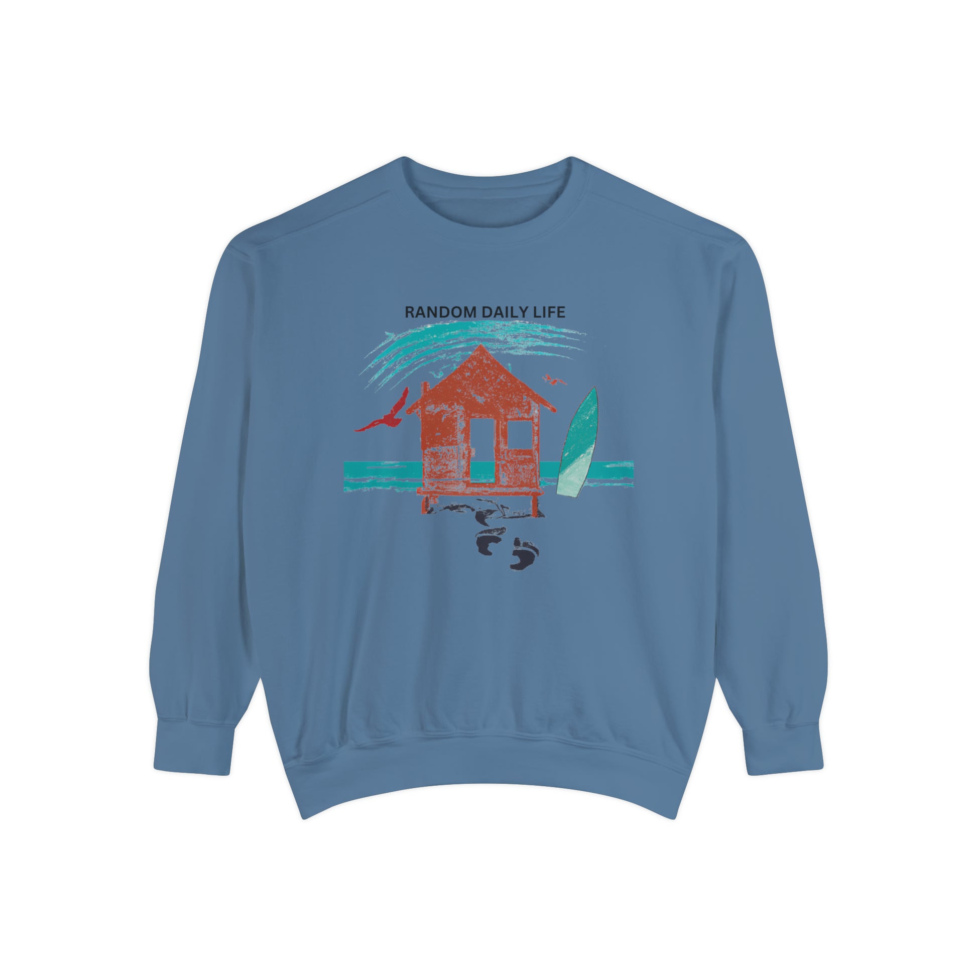 Embrace The Chaos, Find Your Own Rhythm - Unisex Garment-Dyed Sweatshirt