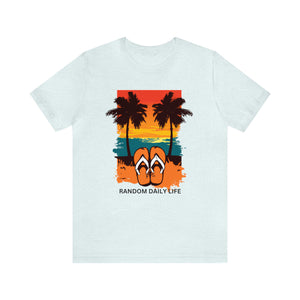 Random Daily Life ( Sunset Beach) - Unisex Tee