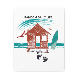 Random Daily Life ( Beach House) - Canvas