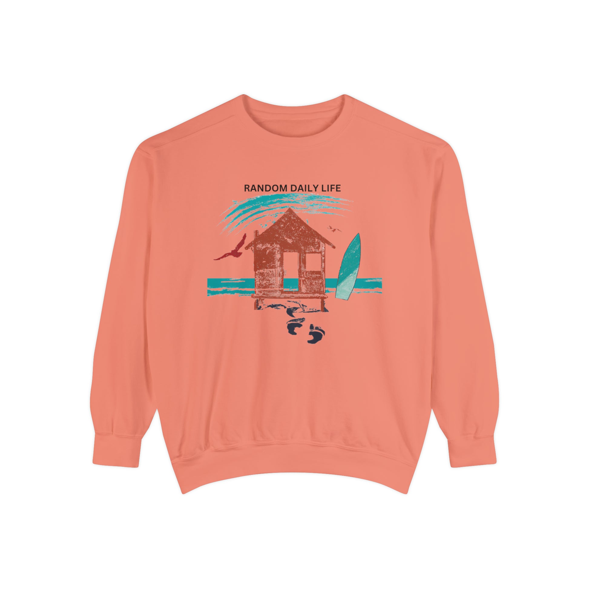 Embrace The Chaos, Find Your Own Rhythm - Unisex Garment-Dyed Sweatshirt