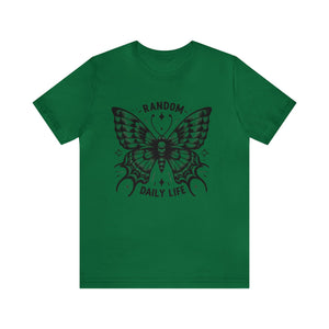 Random Daily Life ( Black Butterfly ) - Unisex Tee