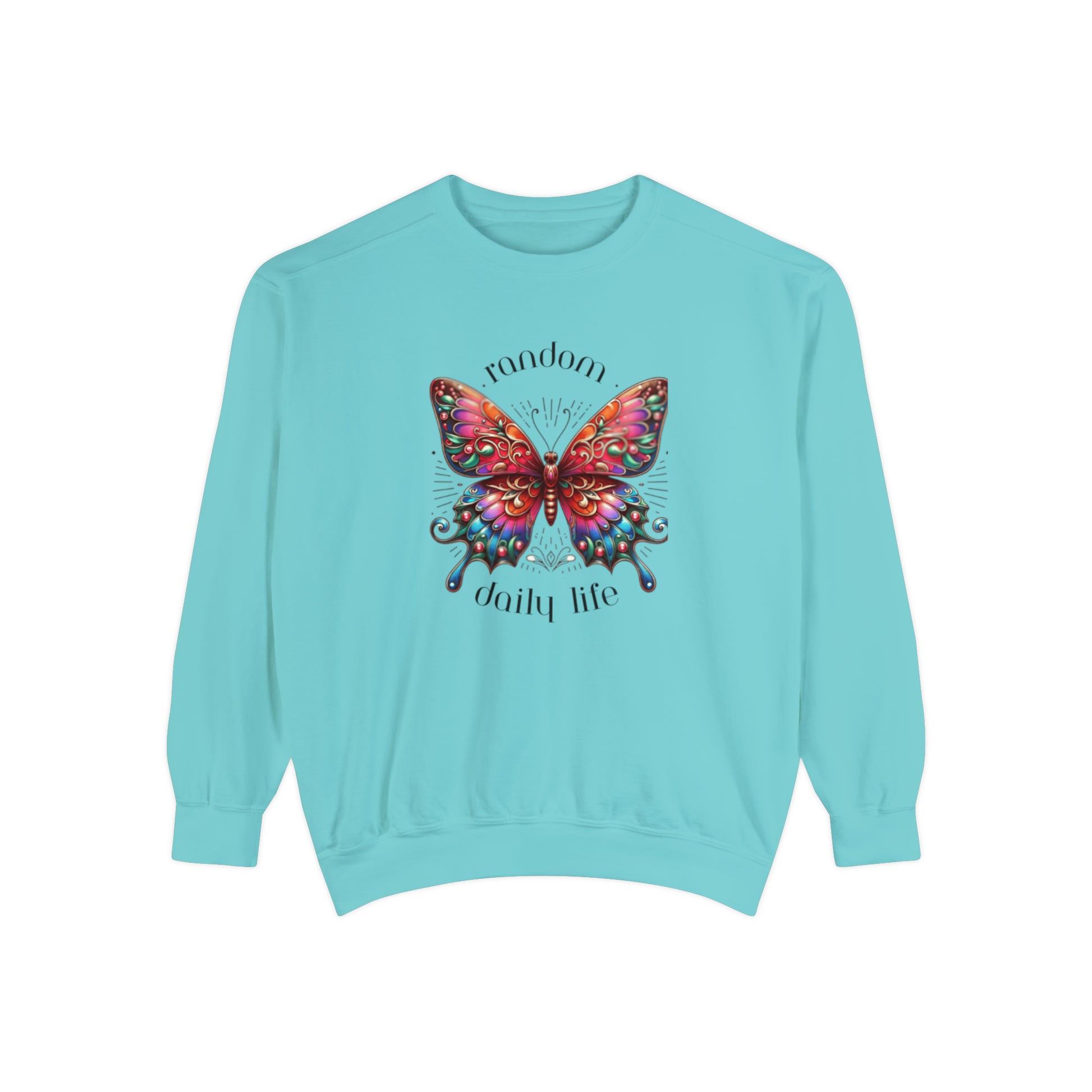 Random Daily Life ( Beautiful Butterfly) - Unisex Garment-Dyed Sweatshirt