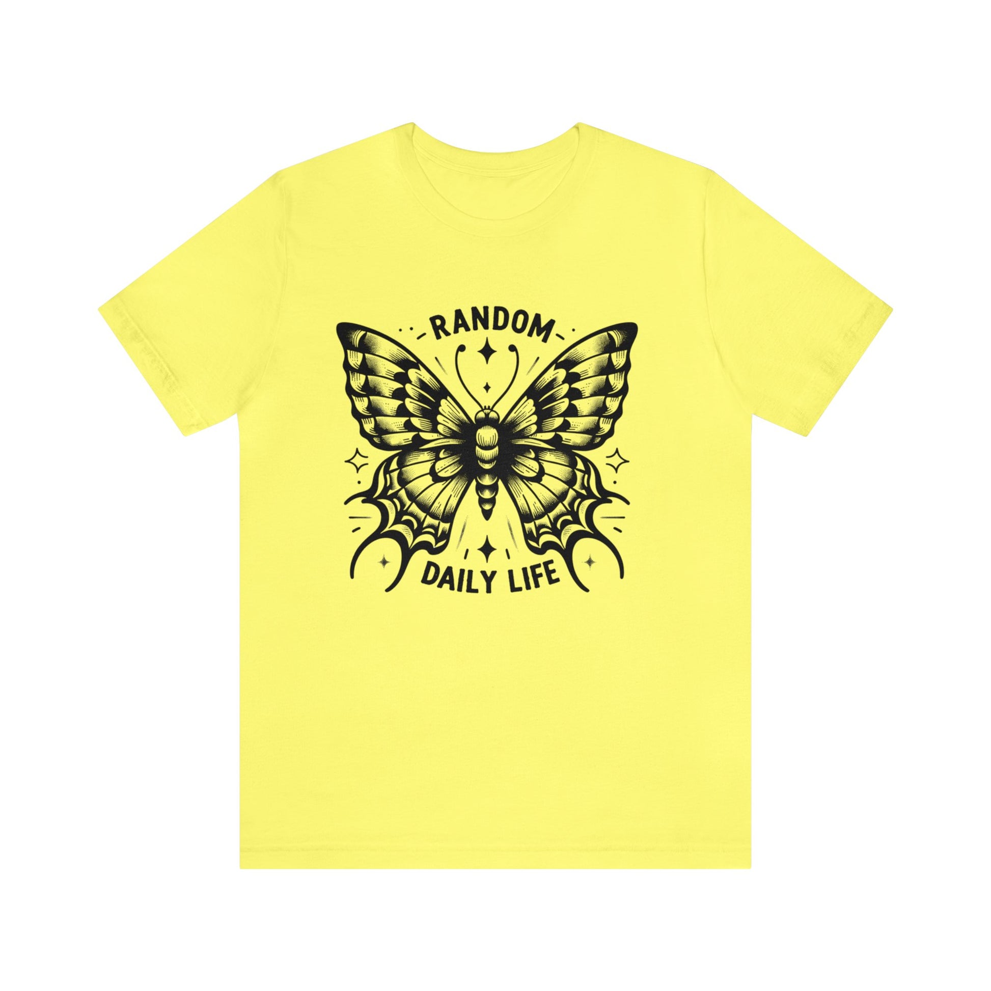 Random Daily Life ( Black Butterfly ) - Unisex Tee