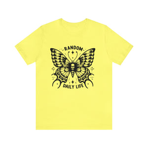 Random Daily Life ( Black Butterfly ) - Unisex Tee