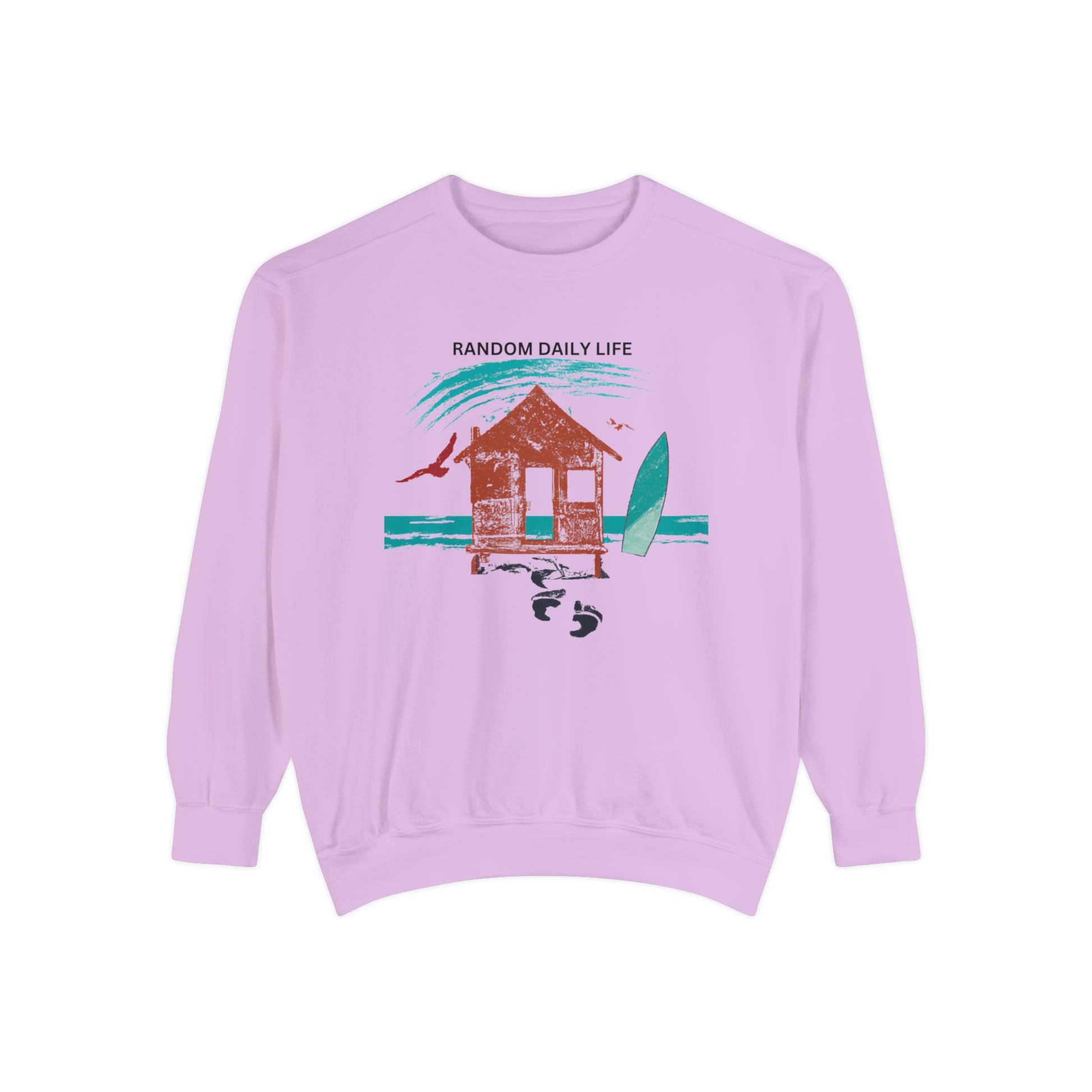 Embrace The Chaos, Find Your Own Rhythm - Unisex Garment-Dyed Sweatshirt