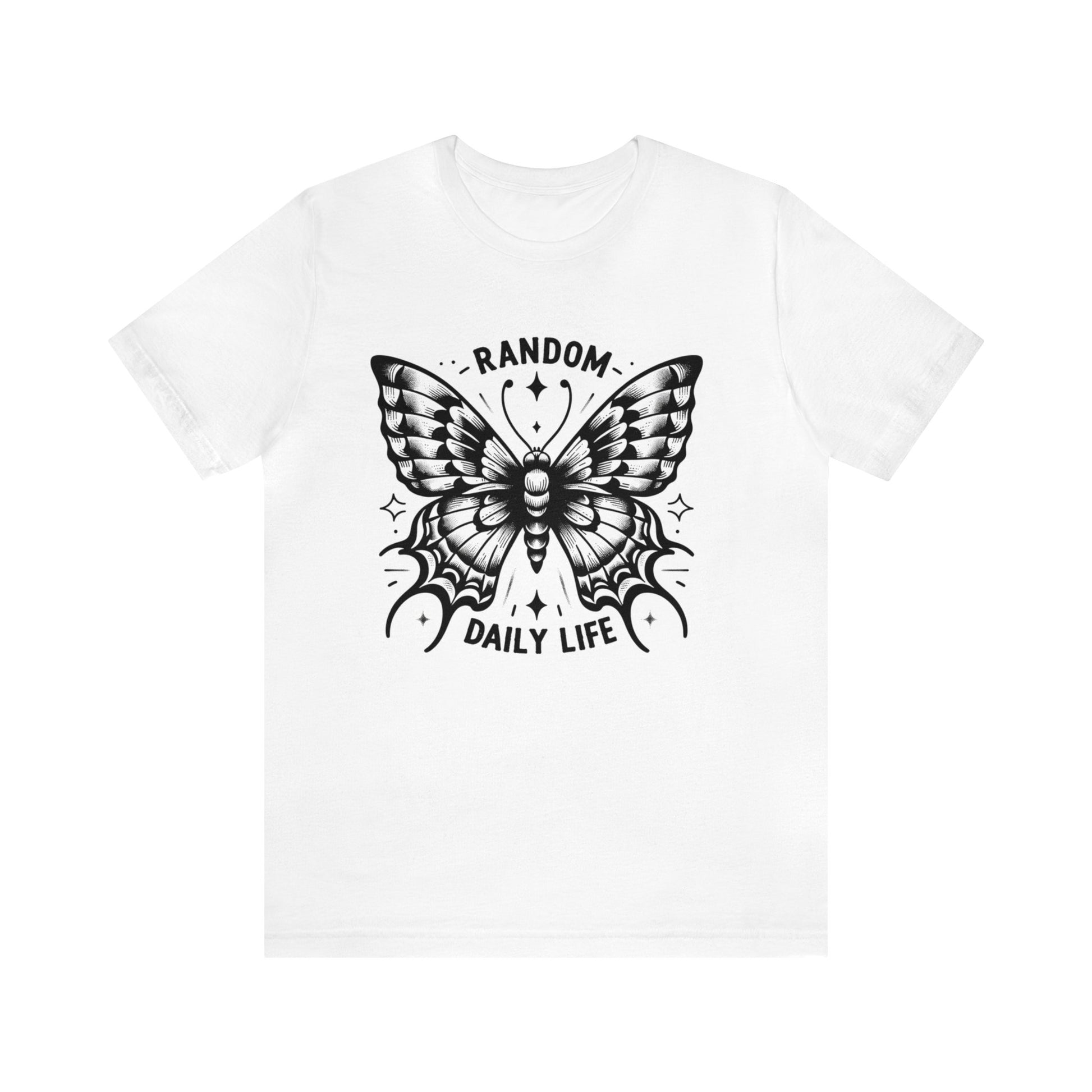 Random Daily Life ( Black Butterfly ) - Unisex Tee