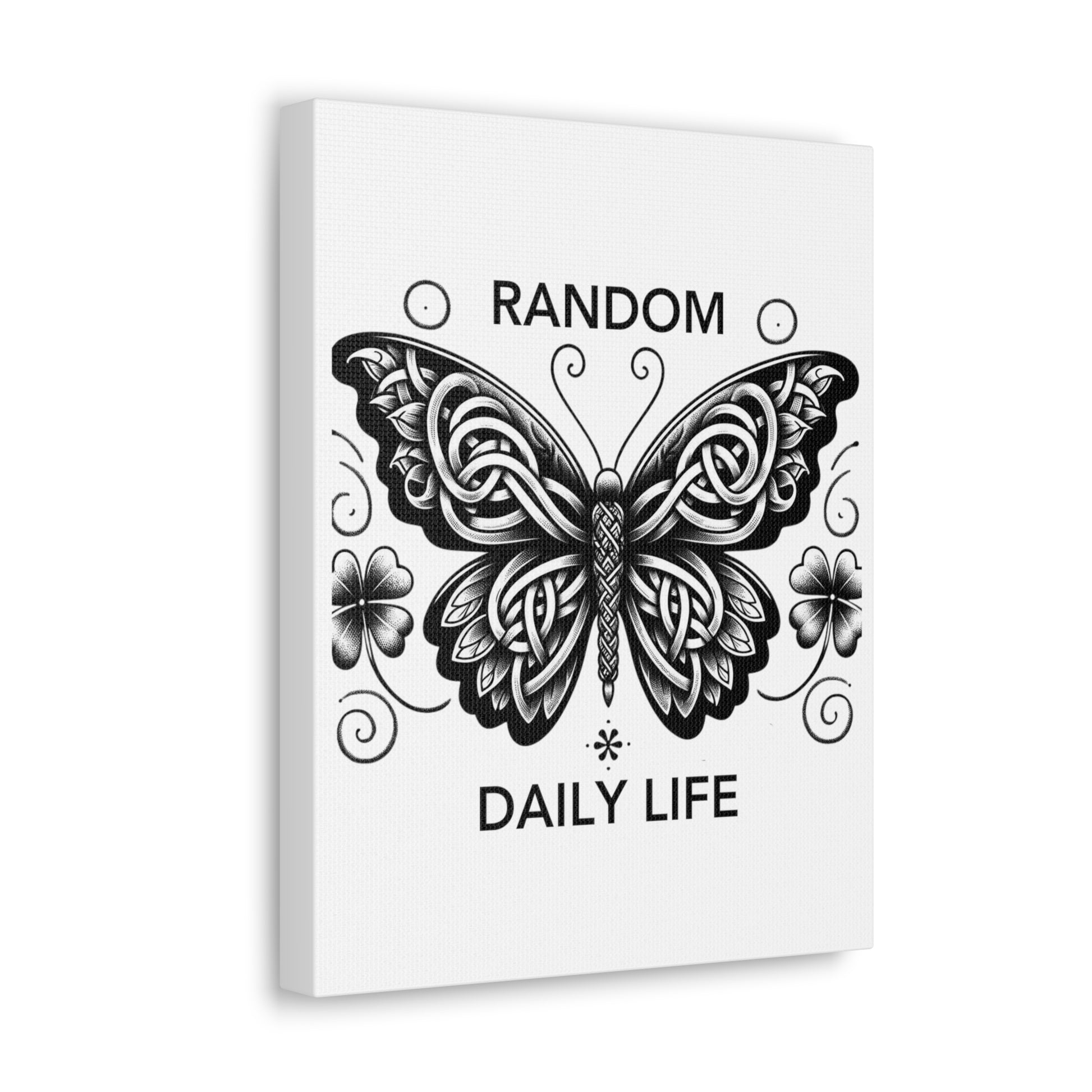 Random Daily Life ( The Grey Butterfly) - Canvas