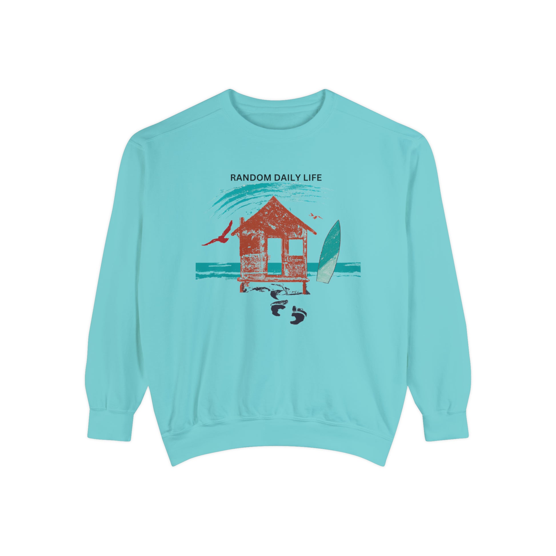 Embrace The Chaos, Find Your Own Rhythm - Unisex Garment-Dyed Sweatshirt