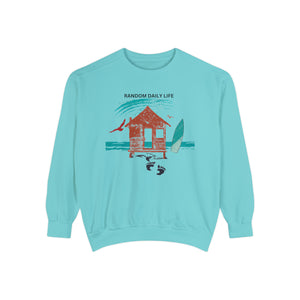 Embrace The Chaos, Find Your Own Rhythm - Unisex Garment-Dyed Sweatshirt
