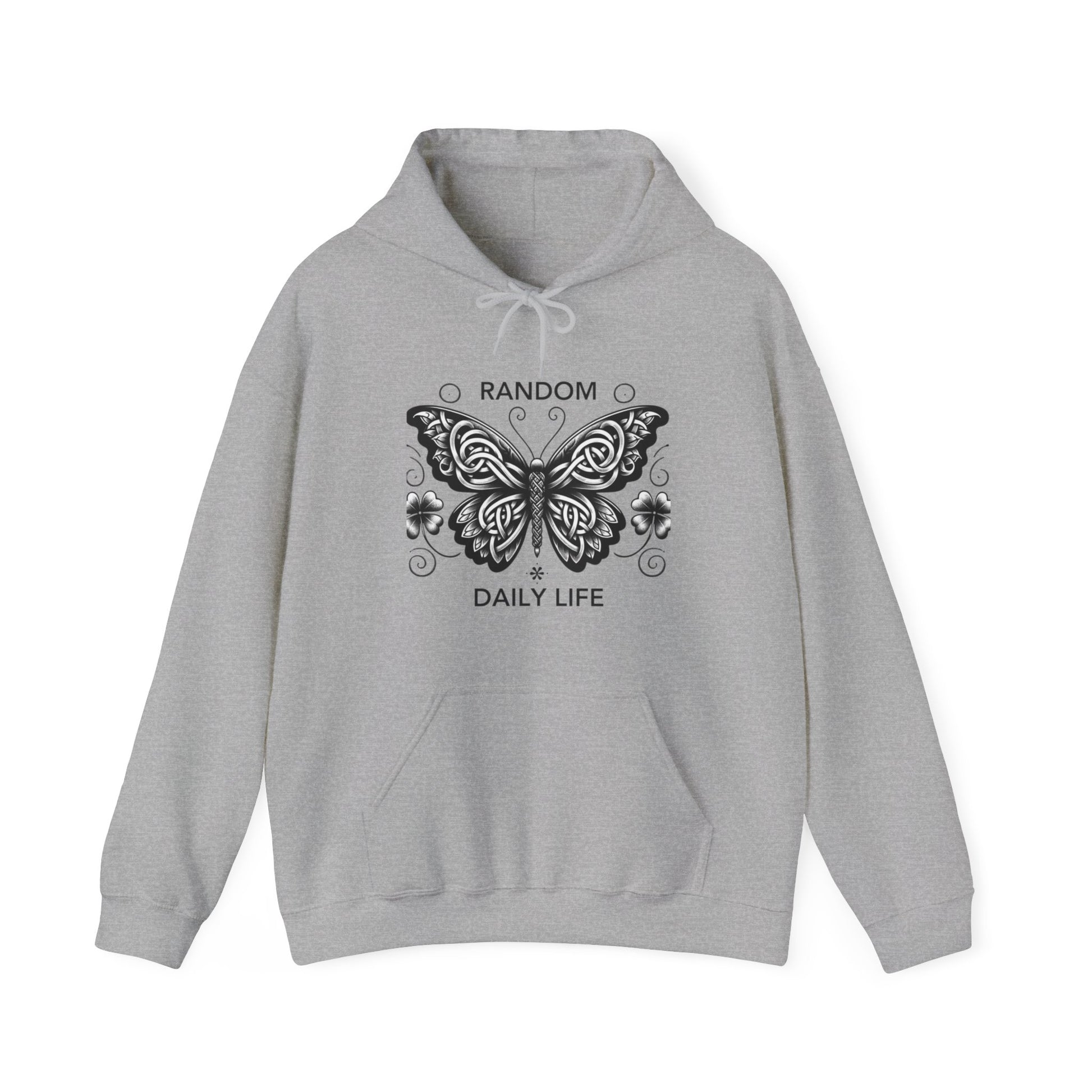 Random Daily Life ( The Grey Butterfly) - Unisex Hoodie