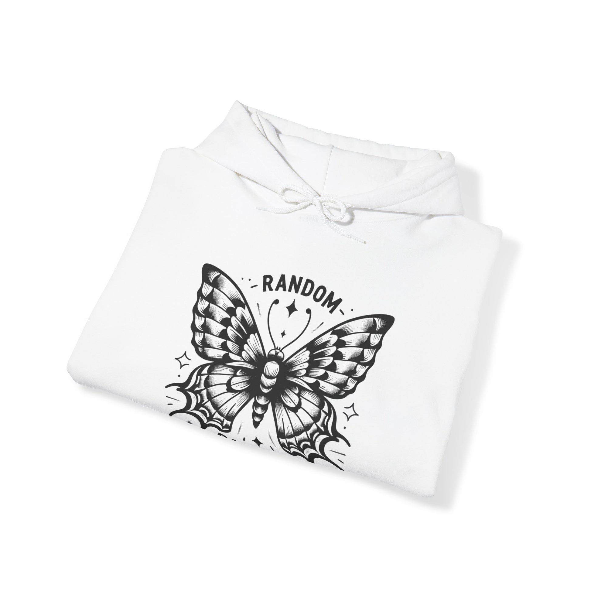 Random Daily Life ( Black Butterfly ) - Unisex Hoodie