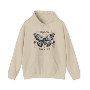 Random Daily Life ( The Grey Butterfly) - Unisex Hoodie