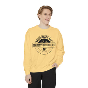 Unpredictable Days, Limitless Possibilities - Unisex Garment-Dyed Sweatshirt