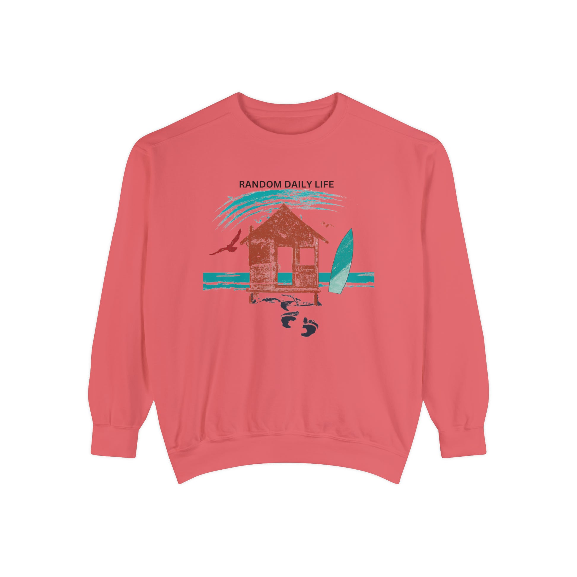 Embrace The Chaos, Find Your Own Rhythm - Unisex Garment-Dyed Sweatshirt