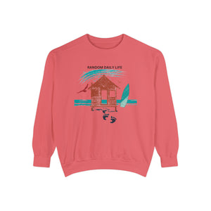 Embrace The Chaos, Find Your Own Rhythm - Unisex Garment-Dyed Sweatshirt