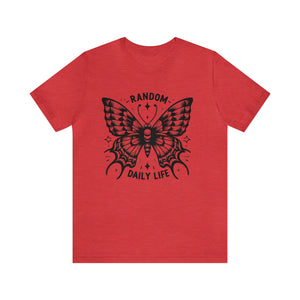 Random Daily Life ( Black Butterfly ) - Unisex Tee