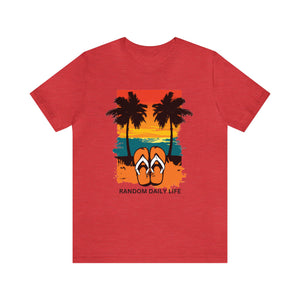 Random Daily Life ( Sunset Beach) - Unisex Tee