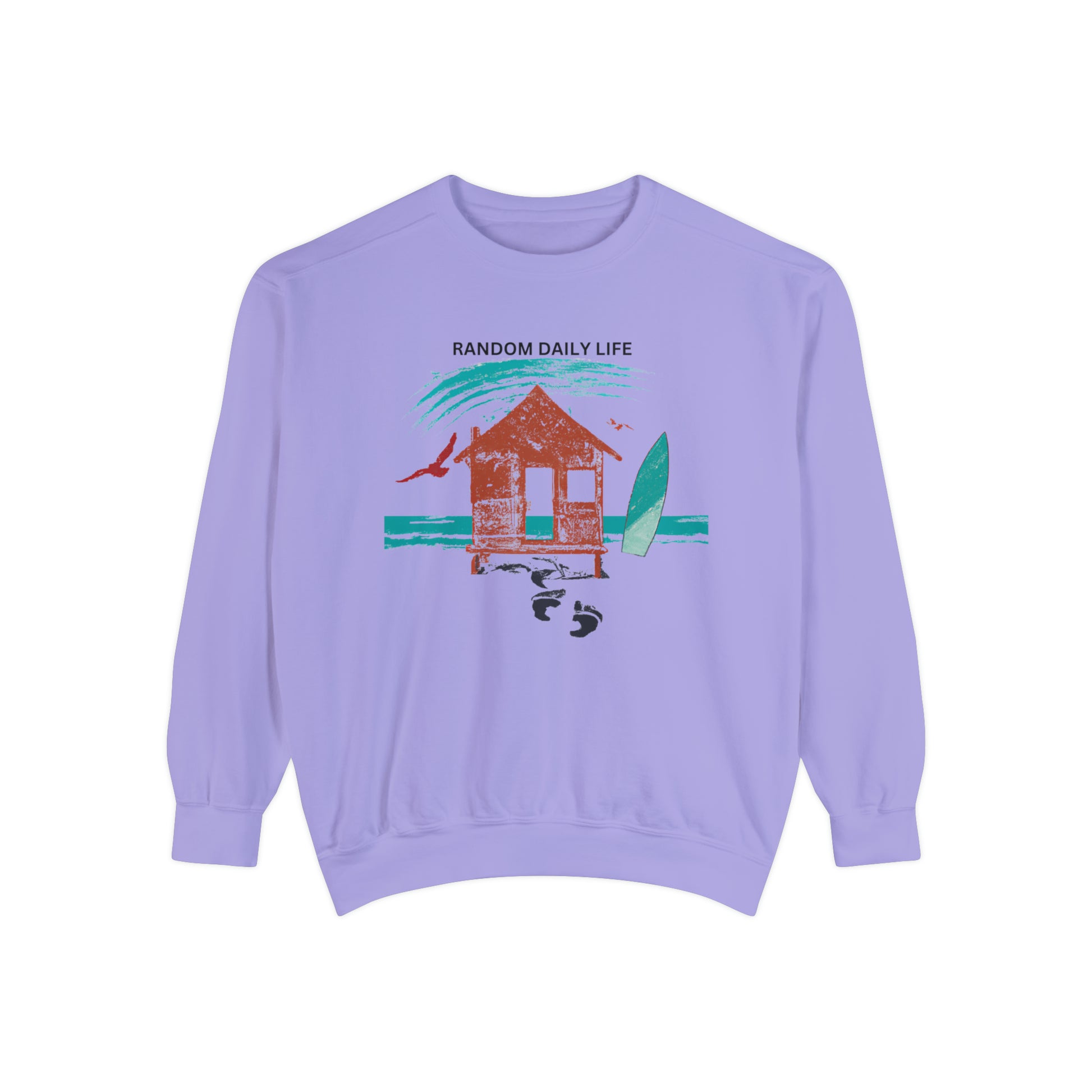 Embrace The Chaos, Find Your Own Rhythm - Unisex Garment-Dyed Sweatshirt
