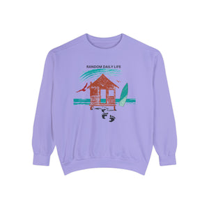 Embrace The Chaos, Find Your Own Rhythm - Unisex Garment-Dyed Sweatshirt
