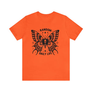 Random Daily Life ( Black Butterfly ) - Unisex Tee