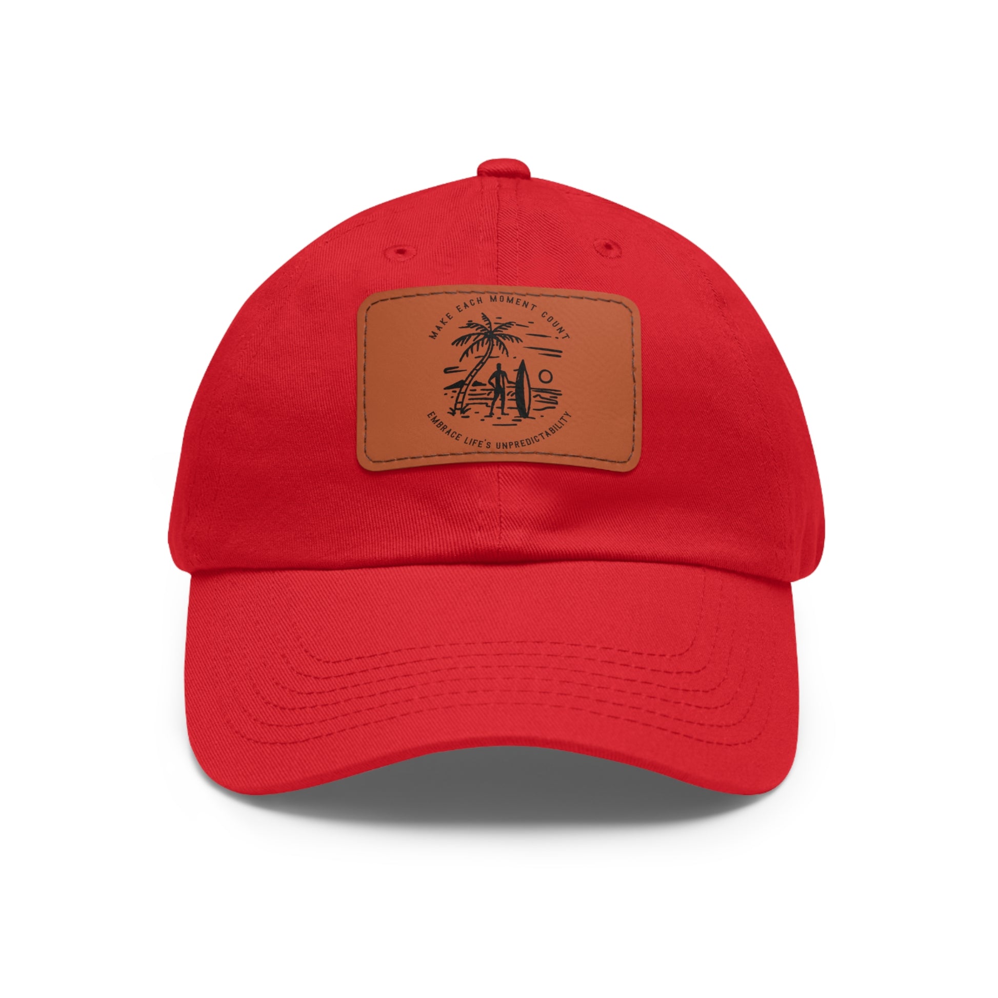 Make Each Moment Count, Embrace Life's Unpredictability - Premium Hat