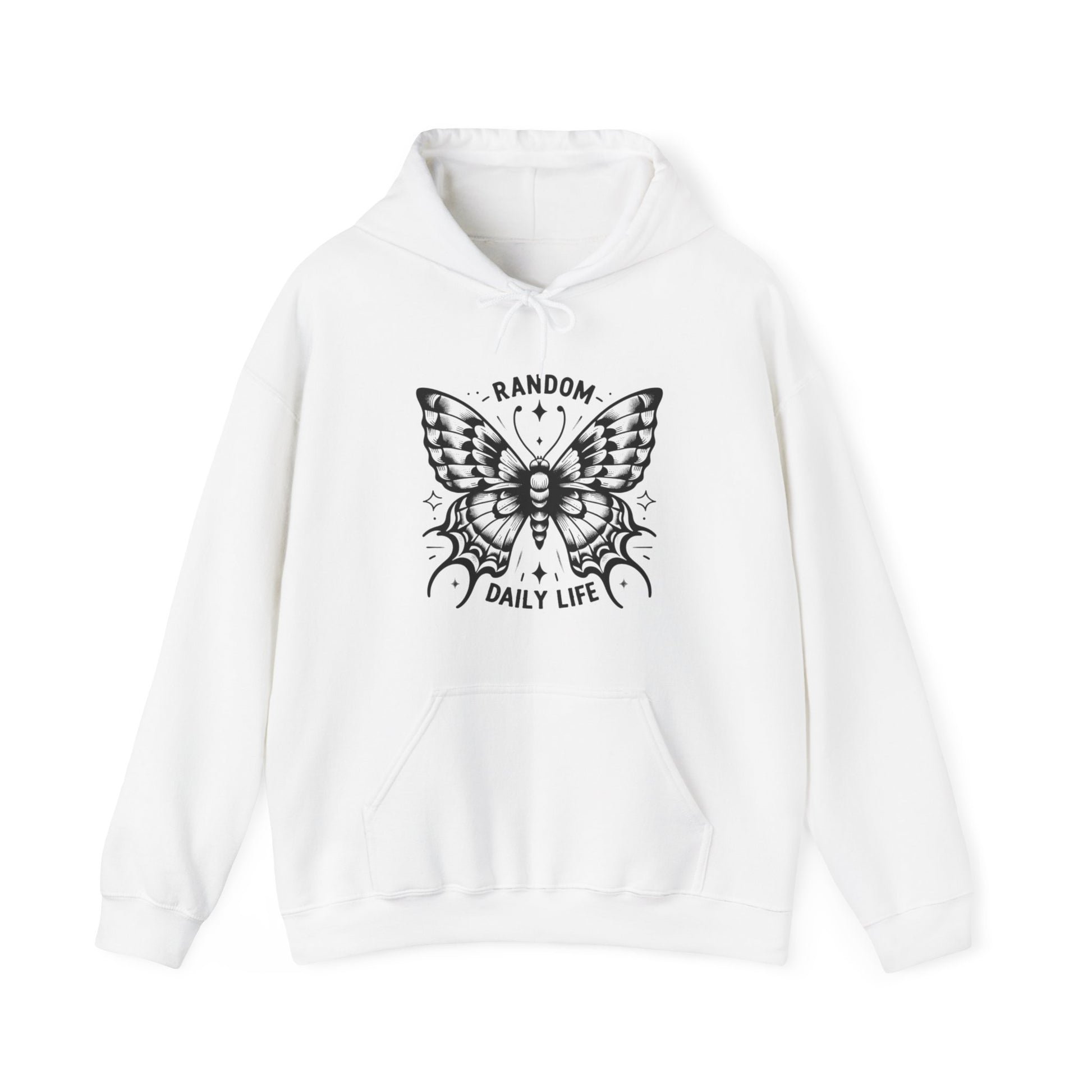 Random Daily Life ( Black Butterfly ) - Unisex Hoodie