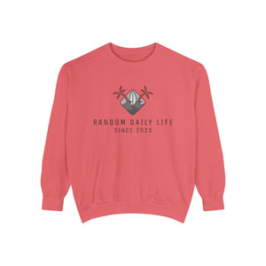 Embrace The Random - Discover The Extraordinary - Unisex Garment-Dyed Sweatshirt