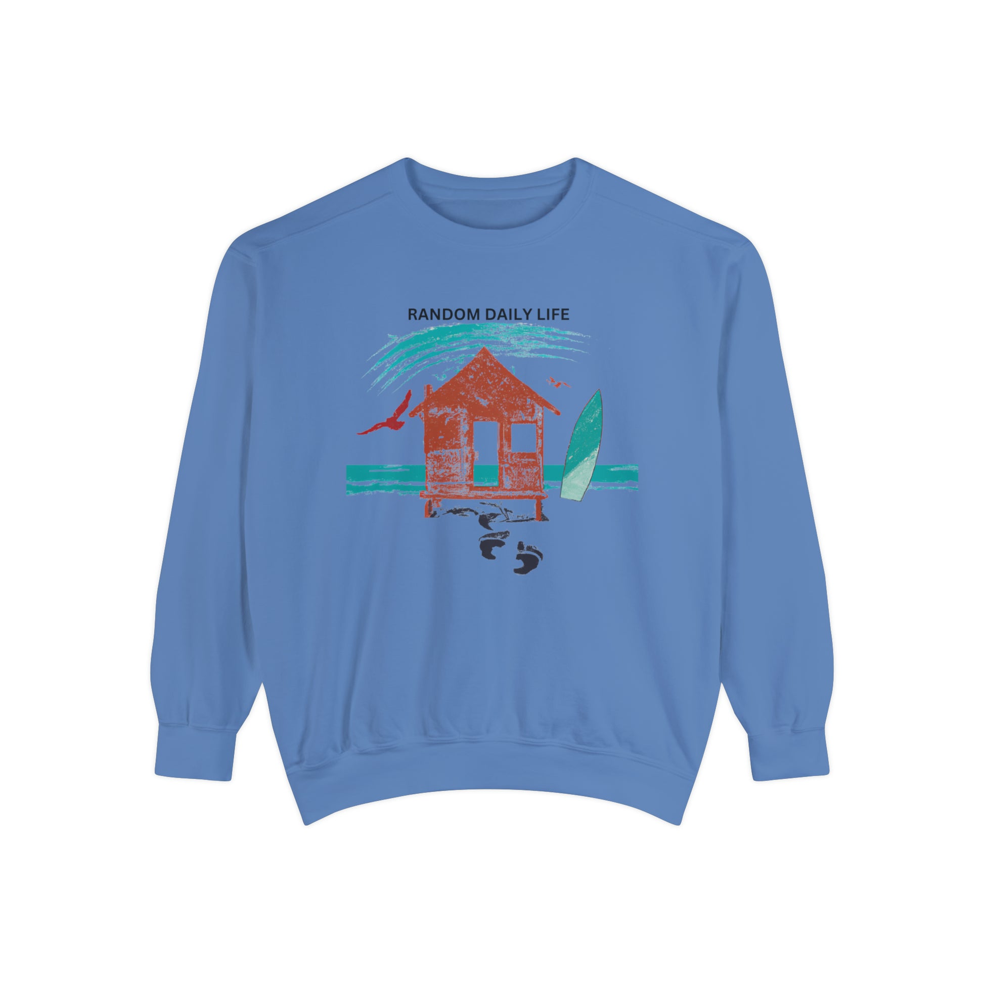 Embrace The Chaos, Find Your Own Rhythm - Unisex Garment-Dyed Sweatshirt