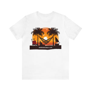 Random Daily Life ( Beach Hammock) - Unisex Tee