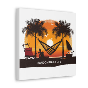 Random Daily Life ( Beach Hammock) - Canvas