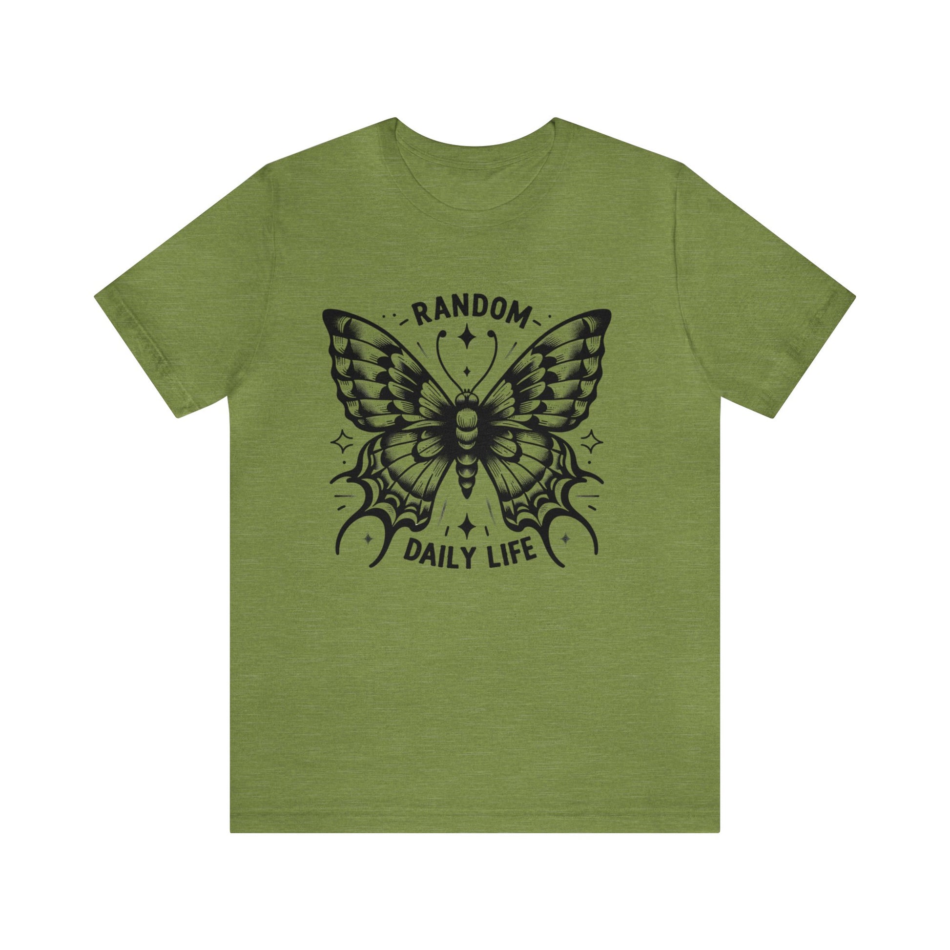 Random Daily Life ( Black Butterfly ) - Unisex Tee