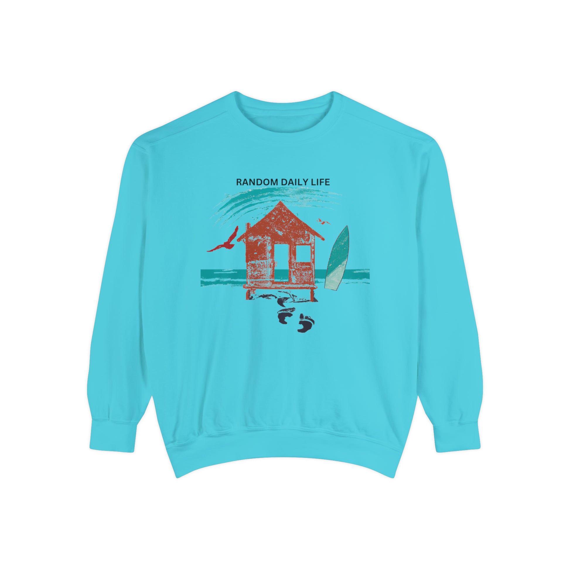 Embrace The Chaos, Find Your Own Rhythm - Unisex Garment-Dyed Sweatshirt