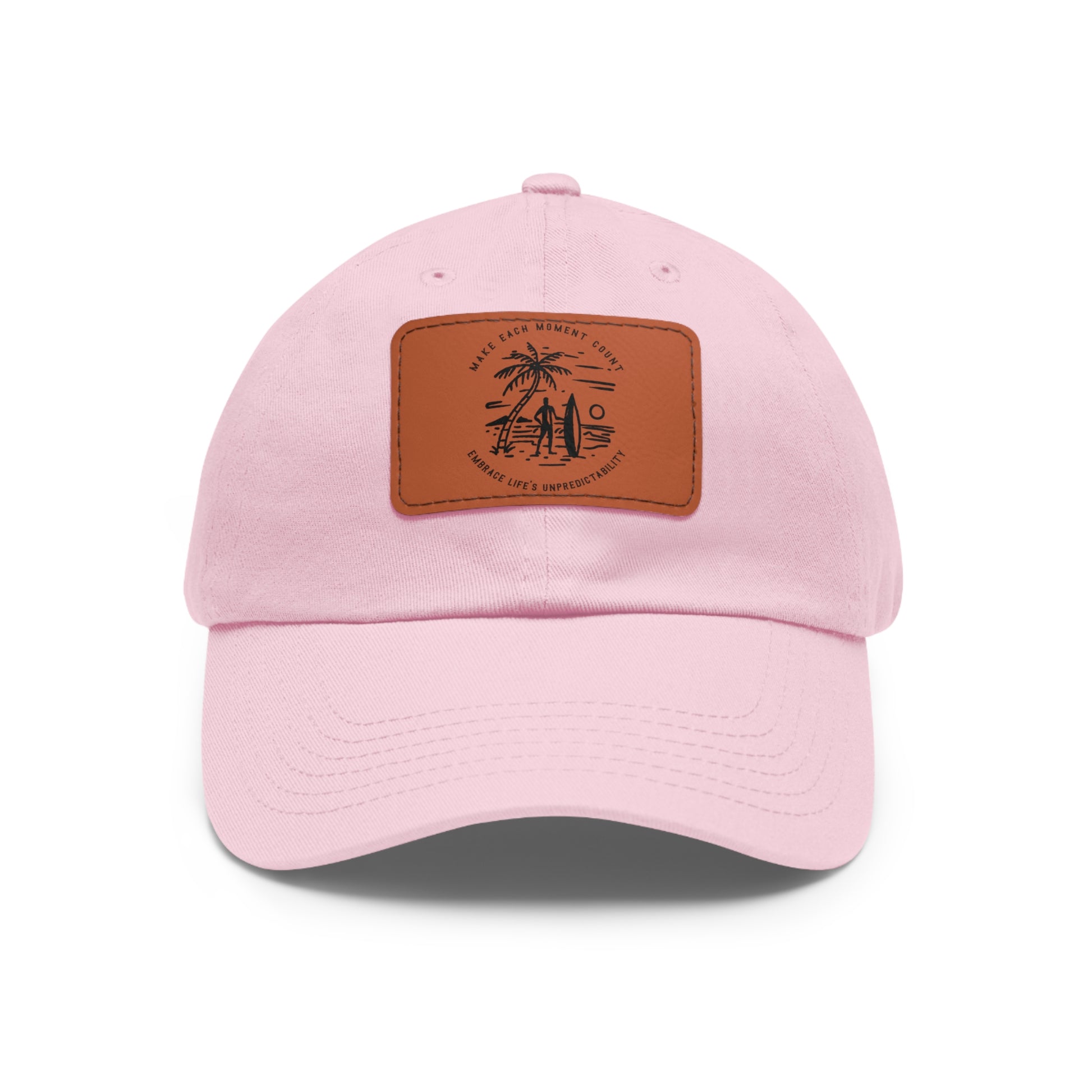 Make Each Moment Count, Embrace Life's Unpredictability - Premium Hat