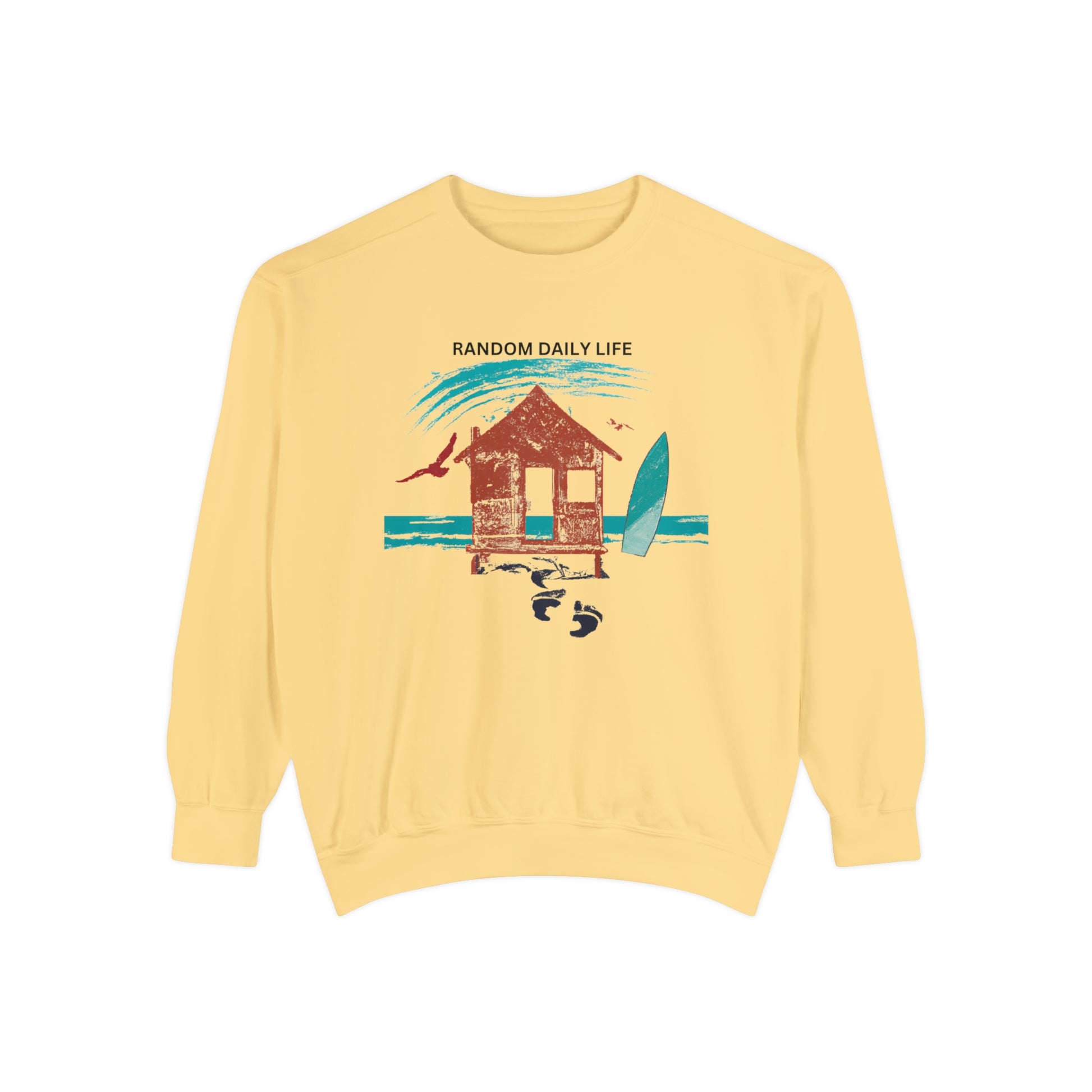 Embrace The Chaos, Find Your Own Rhythm - Unisex Garment-Dyed Sweatshirt