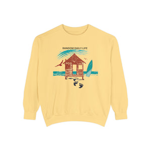 Embrace The Chaos, Find Your Own Rhythm - Unisex Garment-Dyed Sweatshirt