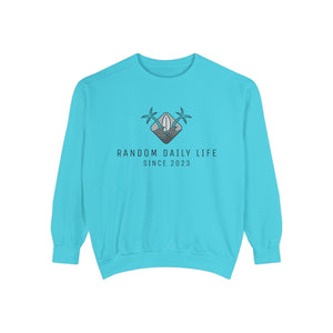 Embrace The Random - Discover The Extraordinary - Unisex Garment-Dyed Sweatshirt