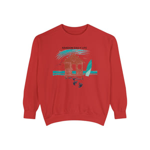Embrace The Chaos, Find Your Own Rhythm - Unisex Garment-Dyed Sweatshirt