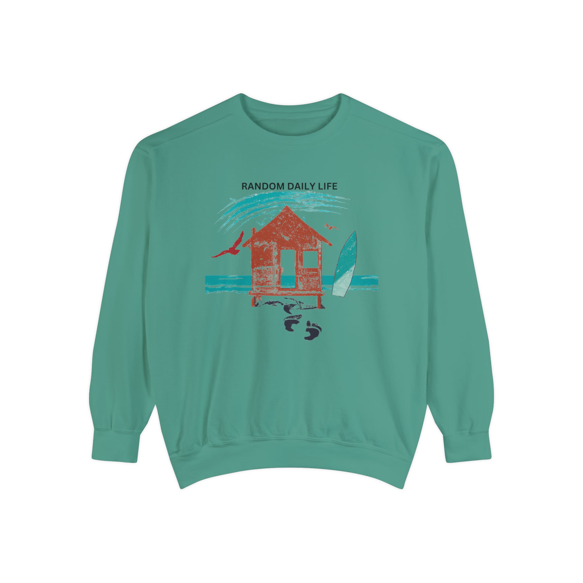 Embrace The Chaos, Find Your Own Rhythm - Unisex Garment-Dyed Sweatshirt