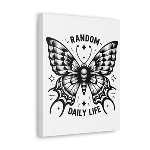 Random Daily Life ( Black Butterfly ) - Canvas