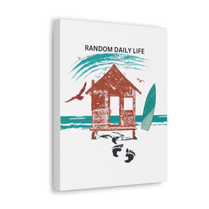 Random Daily Life ( Beach House) - Canvas